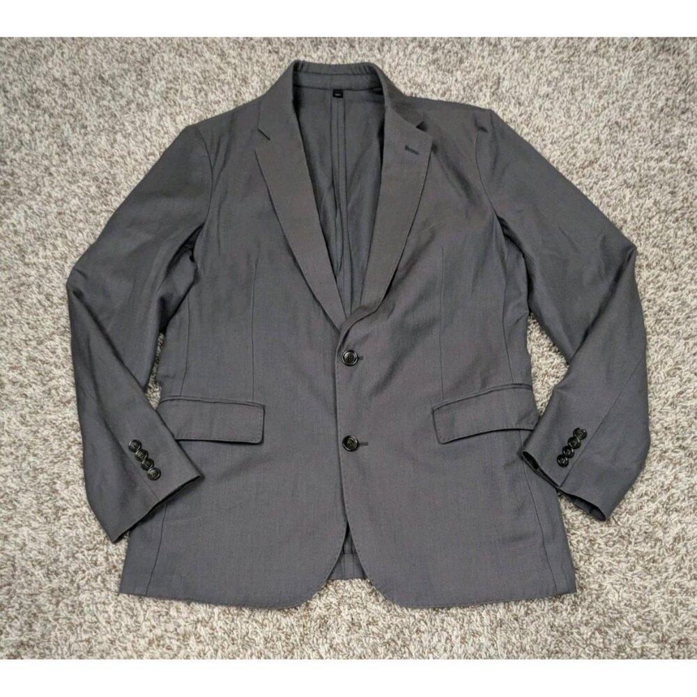 J Crew Ludlow Blazer Mens 40R Grey American Woolen Company Sport Coat 2 Button